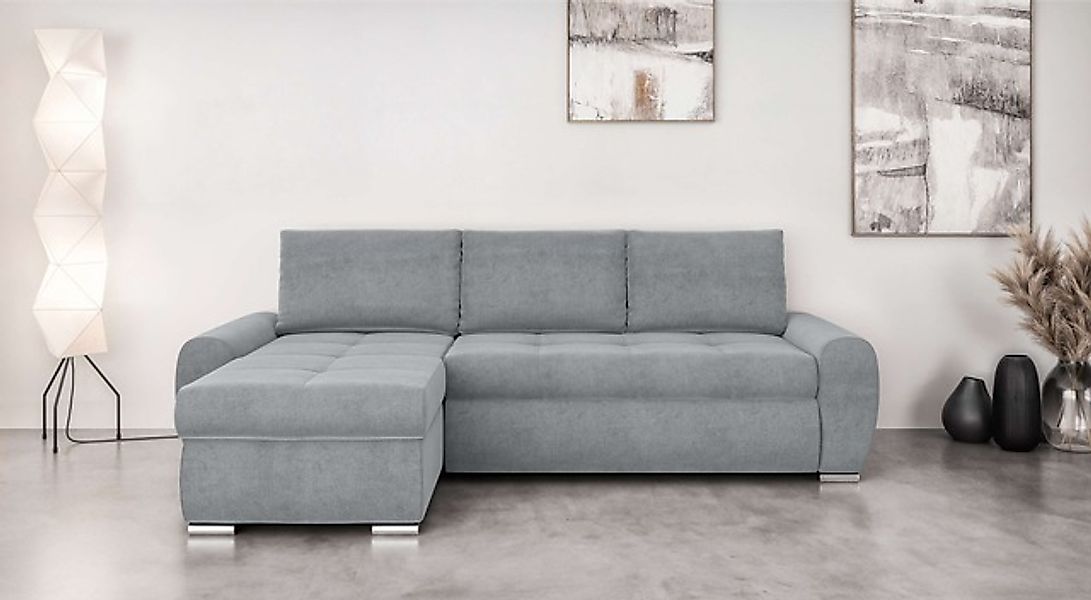 Home affaire Ecksofa »HAVERHILL Schlafsofa mit Bettkasten, Maße B/H/T: 237/ günstig online kaufen