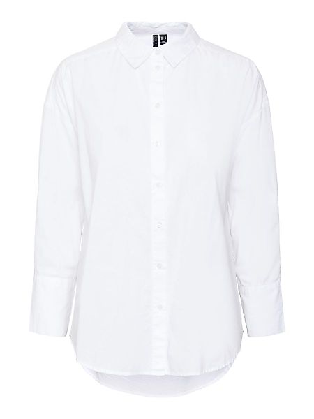 VERO MODA Lange Ärmelbündchen Hemd Damen White günstig online kaufen