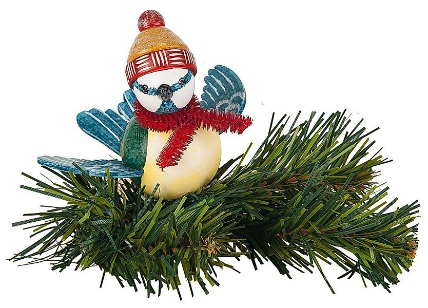 Hubrig Volkskunst GmbH Dekofigur Hubrig Volkskunst 'Baumclipser - Blaumeise günstig online kaufen