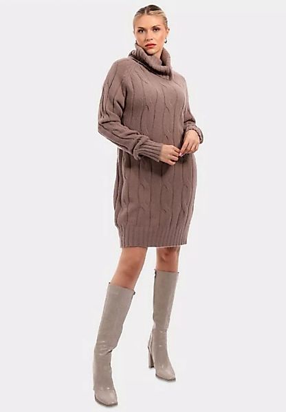 YC Fashion & Style Strickkleid Rollkragen Strickkleid (Kein Set) Langarm, i günstig online kaufen