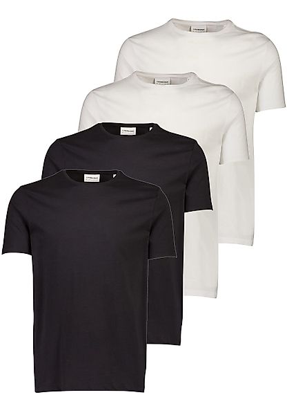 LINDBERGH T-Shirt Packung, 4 Stk. tlg. mit Rundhalsausschnitt im 4-er Pack günstig online kaufen