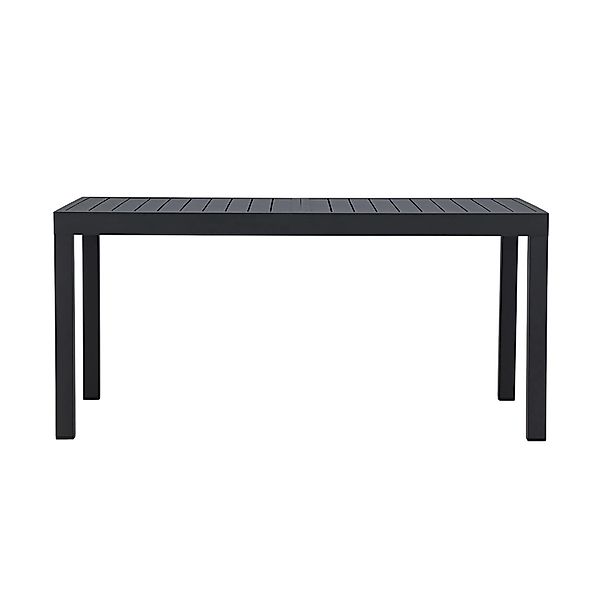 ebuy24 Capo Gartentisch mit Auszug 160 bis 240 cm Schwarz günstig online kaufen