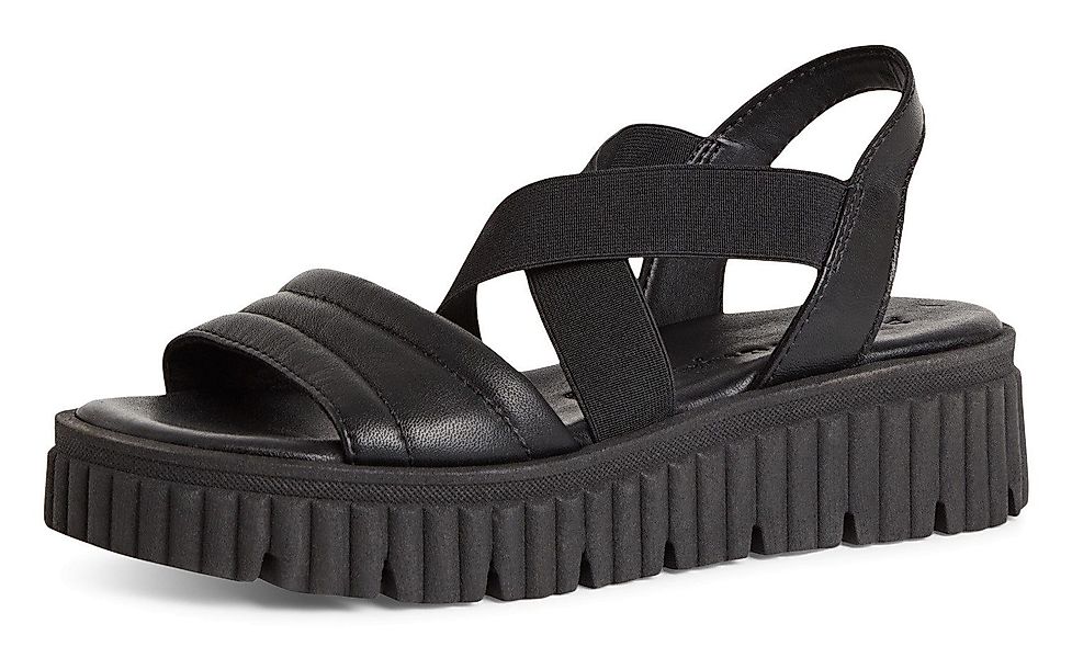 Tamaris Keilsandalette, Plateau, Riemchensandale, Sommerschuh mit günstig online kaufen