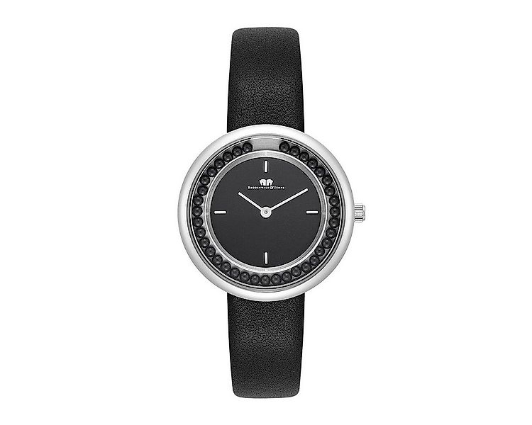 Rhodenwald & Söhne Quarzuhr Pearl schwarz, Quarzuhr günstig online kaufen