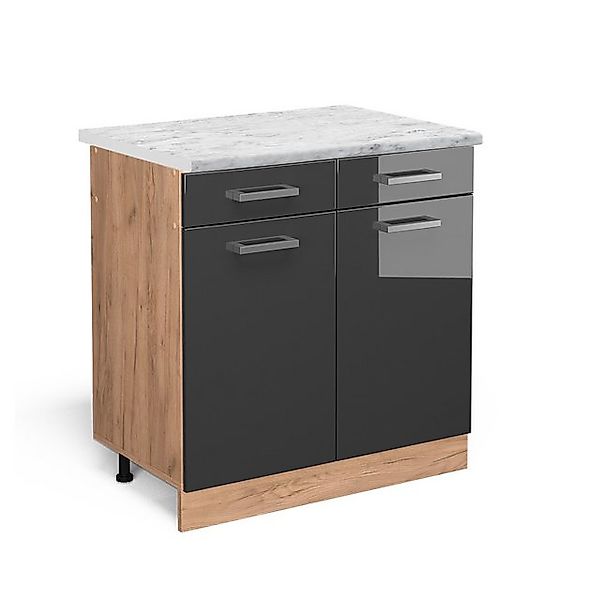 Vicco Schubladenschrank R-Line Schubladenschrank für die Küche Anthrazit Ho günstig online kaufen