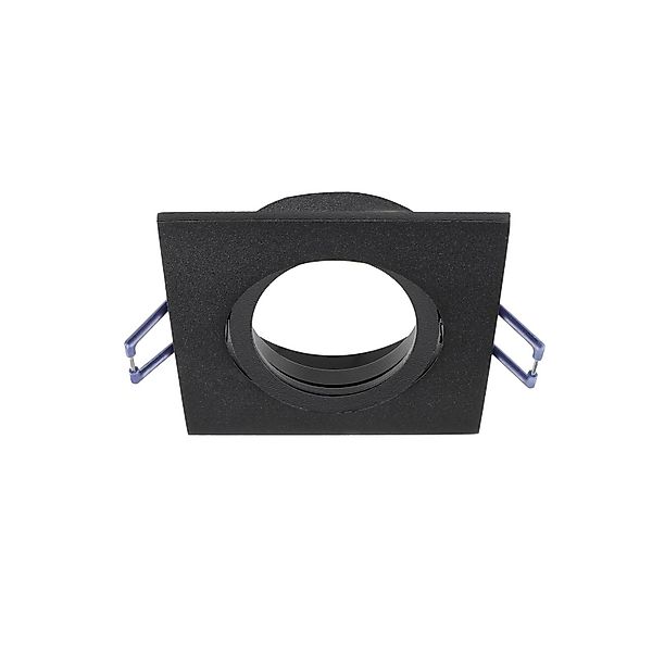 Deckeneinbauleuchte Samsola, schwarz, 9 x 9 cm, Metall günstig online kaufen