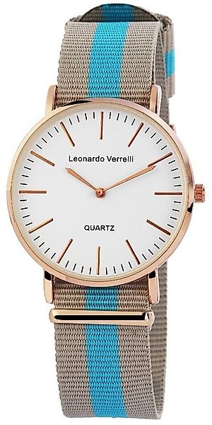 Leonardo Verrelli Quarzuhr Mineralglas günstig online kaufen