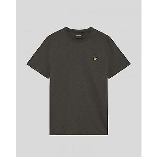 Lyle & Scott  T-Shirts & Poloshirts TS2401V FINE SLUB T-SHIRT-W635 GUNMETAL günstig online kaufen