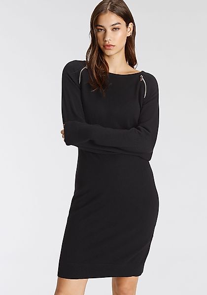Tamaris Strickkleid aus Viskosemischung mit trendy günstig online kaufen