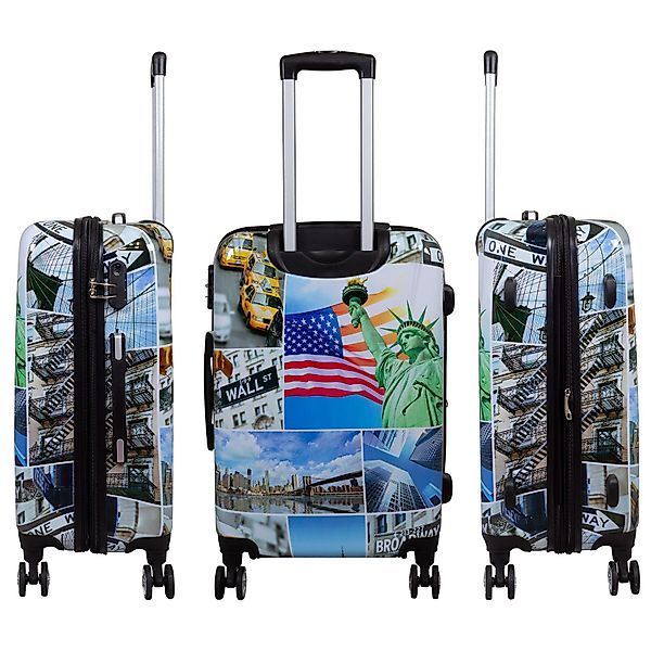 Trendyshop365 Hartschalen-Trolley Liberty, bunter Koffer mit günstig online kaufen