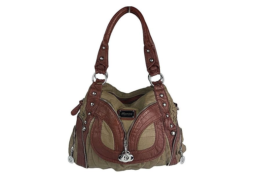 Taschen4life Schultertasche klassische Damen Handtasche AK1168, Tasche mit günstig online kaufen