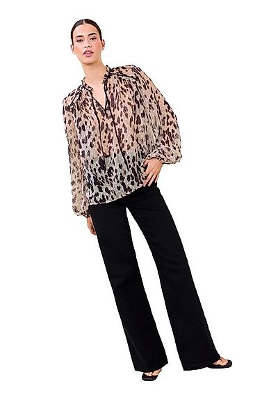 LIPSY Langarmbluse Lipsy Bluse mit Ausbrenner-Design, Regular (1-tlg) günstig online kaufen