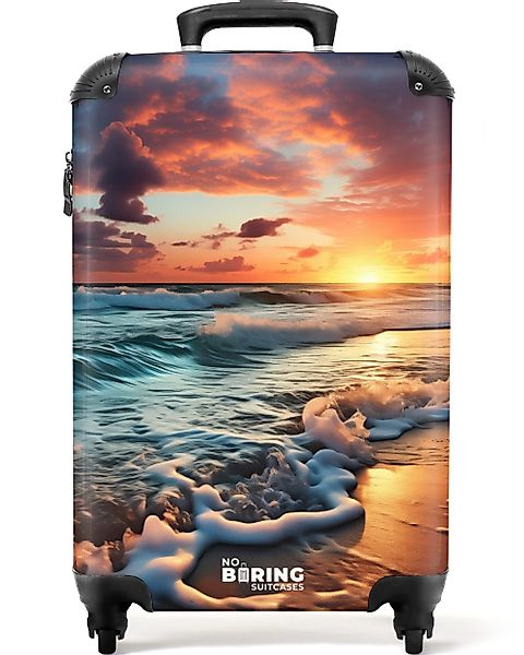 NoBoringSuitcases.com© Hartschalen-Trolley Gewelltes Meer bei Sonnenunterga günstig online kaufen