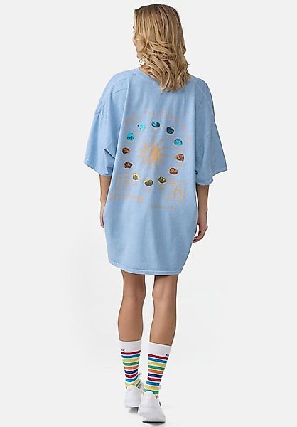 Worldclassca T-Shirt Worldclassca Oversized Print T-Shirt lang Sommer Obert günstig online kaufen