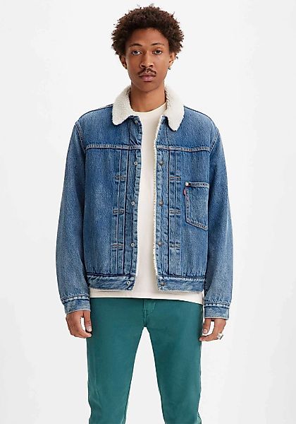 Levis Jeansjacke "SHERPA TRUCKER", mit warmem Sherpa-Futter günstig online kaufen