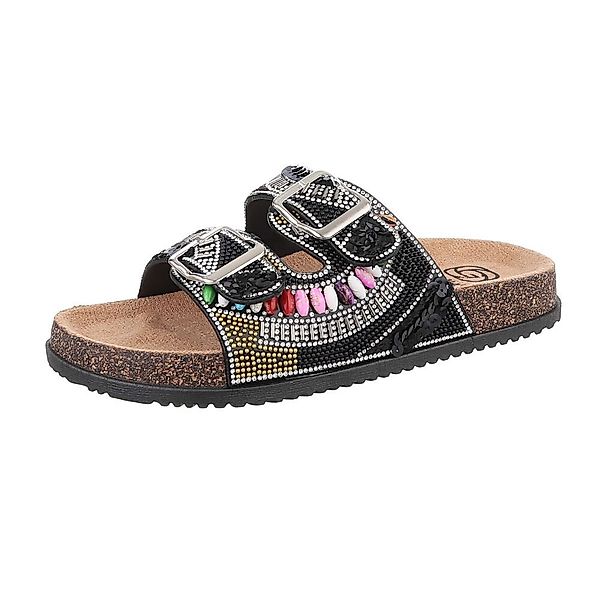 Ital-Design Damen Mules Freizeit Pantolette (86706528) günstig online kaufen