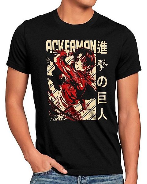 style3 T-Shirt Brave Ackerman attack anime japan manga on titan aot günstig online kaufen