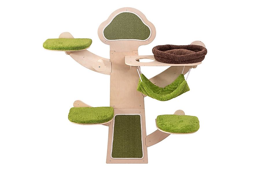 KOMFOTTEU Kratzbaum, 1,8 m Kratzbaum Wand, 5-stufiges Kletterregal günstig online kaufen