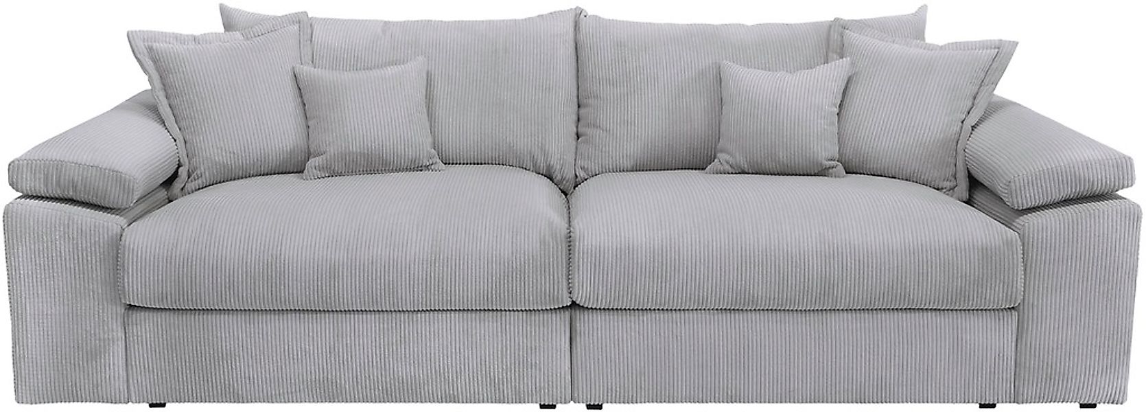 Home affaire Big-Sofa »Soft&Cosy XL - Breite 246 cm«, Mega-Sofa, in Cord, F günstig online kaufen