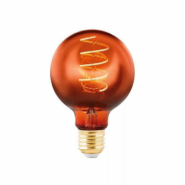 LED-Globe E27 G80 4W Filament 2.000K kupfer günstig online kaufen