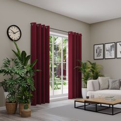 Neutex for you Vorhang "BELMONDO" Ösen 1 Stk. tlg. Uni mit samtiger Oberflä günstig online kaufen