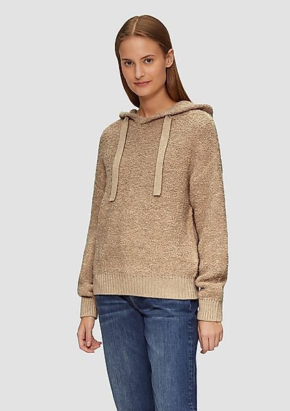 s.Oliver Longpullover Strickpullover Strickpullover aus Teddy-Bouclé günstig online kaufen