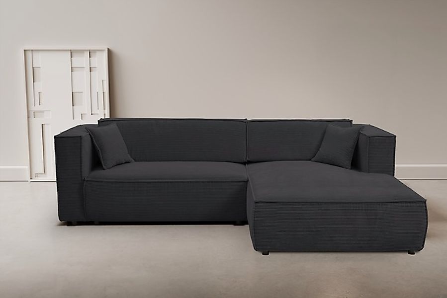 WERK2 Ecksofa »Atlanta-New, modernes Design, Stellmaße 280x147cm, L-Form, K günstig online kaufen