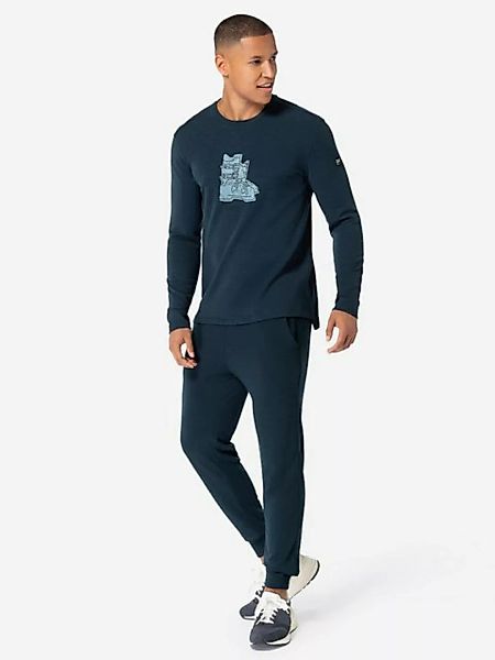 SUPER.NATURAL Sweatshirt für Herren, Merino LETS SHOE BRUSH LS Ski Motiv, a günstig online kaufen