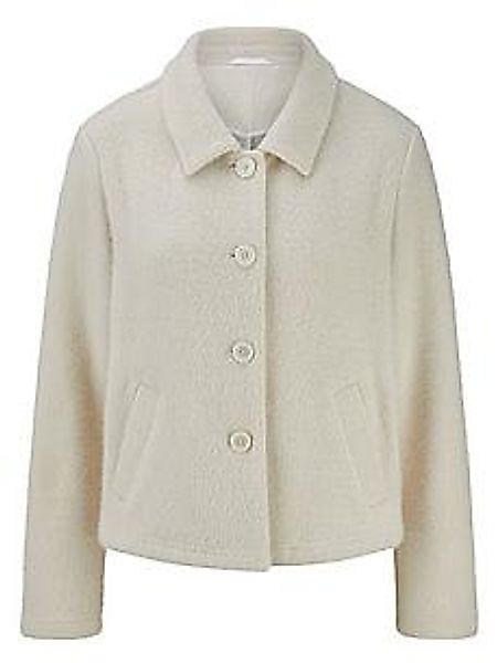 Jersey-Jacke Peter Hahn weiss günstig online kaufen