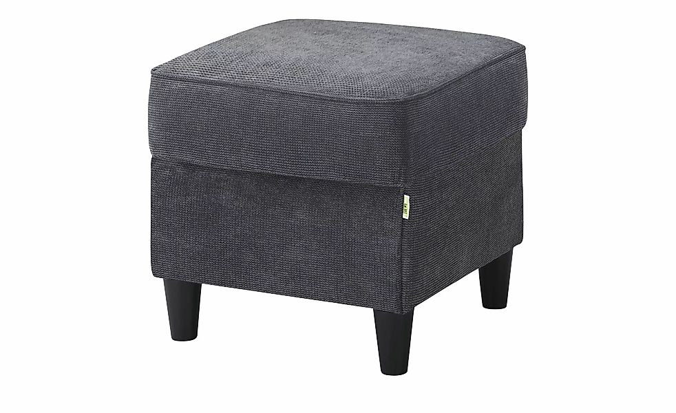 Hocker  Kivana ¦ grau ¦ Maße (cm): B: 52 H: 45 T: 52.0 Polstermöbel > Hocke günstig online kaufen