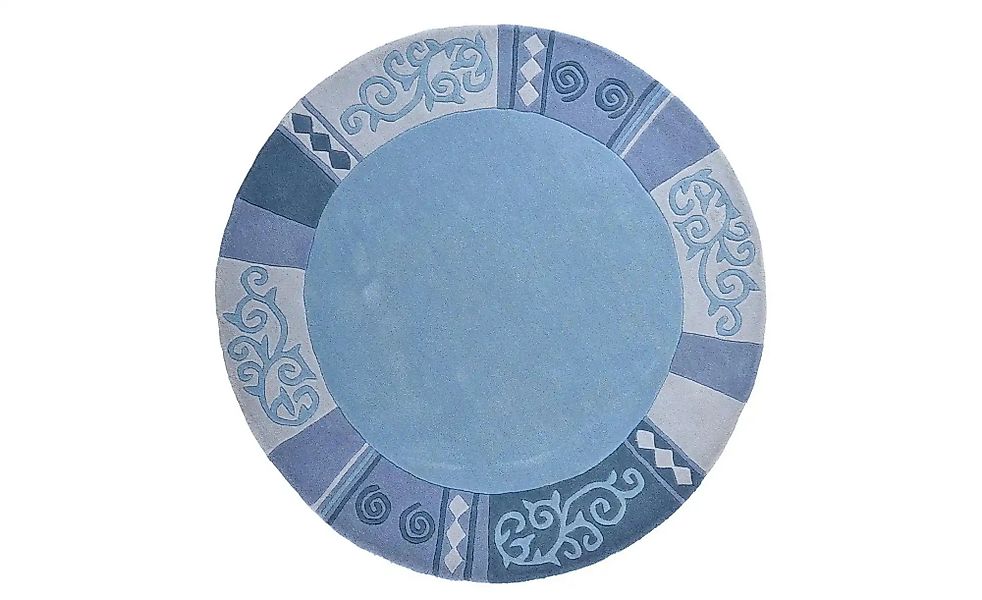 THEKO Teppich   ¦ blau ¦ Wolle ¦ Maße (cm): B: 190 H: 1,4 Teppiche > Wohnte günstig online kaufen