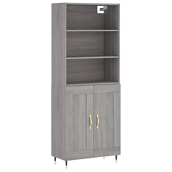 vidaXL Highboard Highboard Grau Sonoma 69,5x34x180 günstig online kaufen