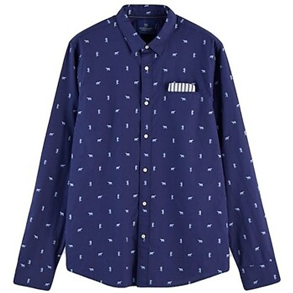 Scotch & Soda  Hemdbluse Scotch  Soda  Hemd mit Stickerei blau  SS158438 02 günstig online kaufen