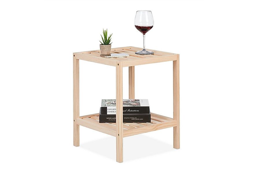 relaxdays Beistelltisch aus Holz günstig online kaufen