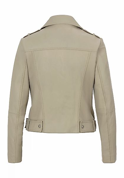 BOSS ORANGE Lederjacke "Sameli Premium Damenmode", mit Ziergürtel günstig online kaufen