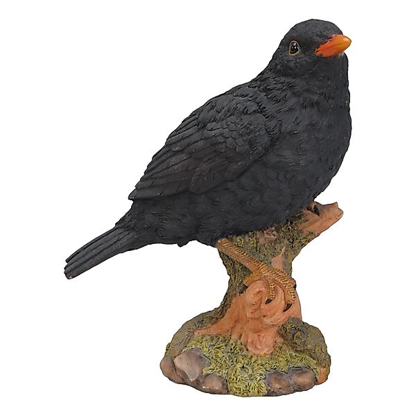 Deko-Figur Amsel auf Stamm 20 cm günstig online kaufen