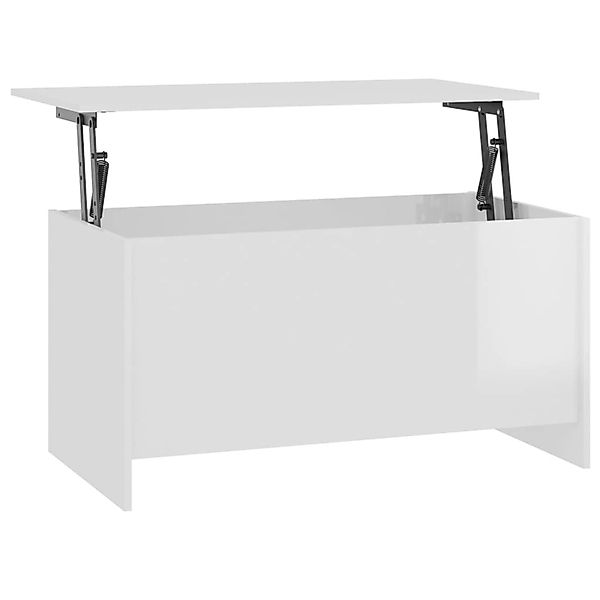 vidaXL Couchtisch Hochglanz-Weiß 102x55,5x52,5 cm Holzwerkstoff 809671 günstig online kaufen