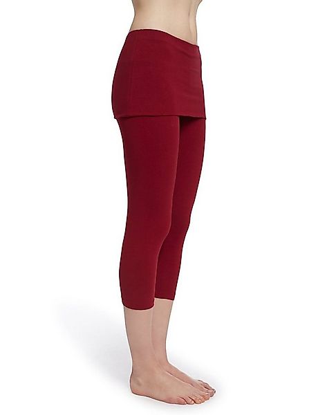 ESPARTO Yogahose Capri, 3/4-Yoga-Rockhose Thanda mit Rockelement günstig online kaufen