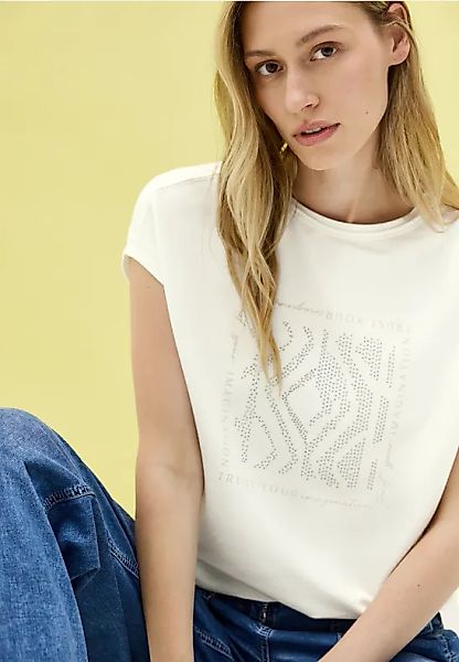 Shirt mit Glitzer-Print günstig online kaufen