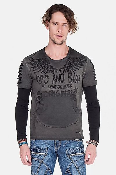 Cipo & Baxx Sweatshirt "Sweatshirts", mit Motiv-Print, CL-265 günstig online kaufen