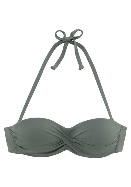 LASCANA Bügel-Bandeau-Bikini-Top Italy, mit seitlichen Stäbchen günstig online kaufen