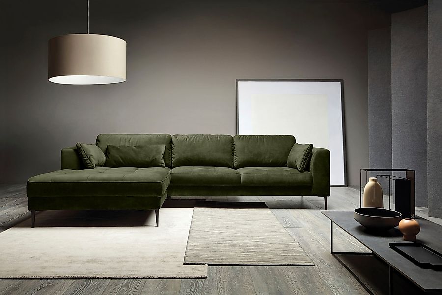 TRENDMANUFAKTUR Ecksofa Luzi, wahlweise mit Schlaffunktion günstig online kaufen