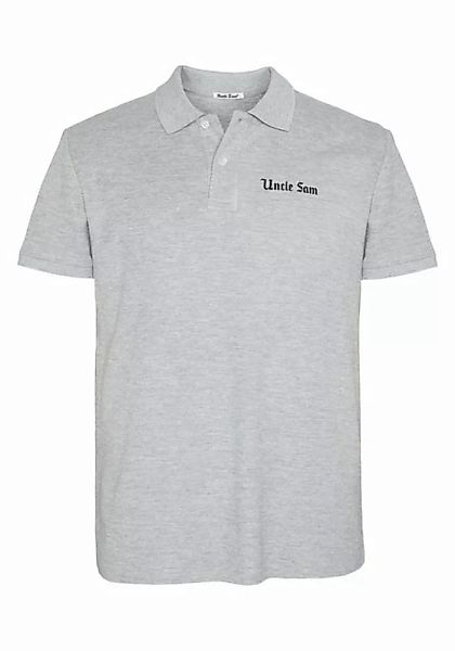 Uncle Sam Poloshirt mit Label-Motiv hinten günstig online kaufen