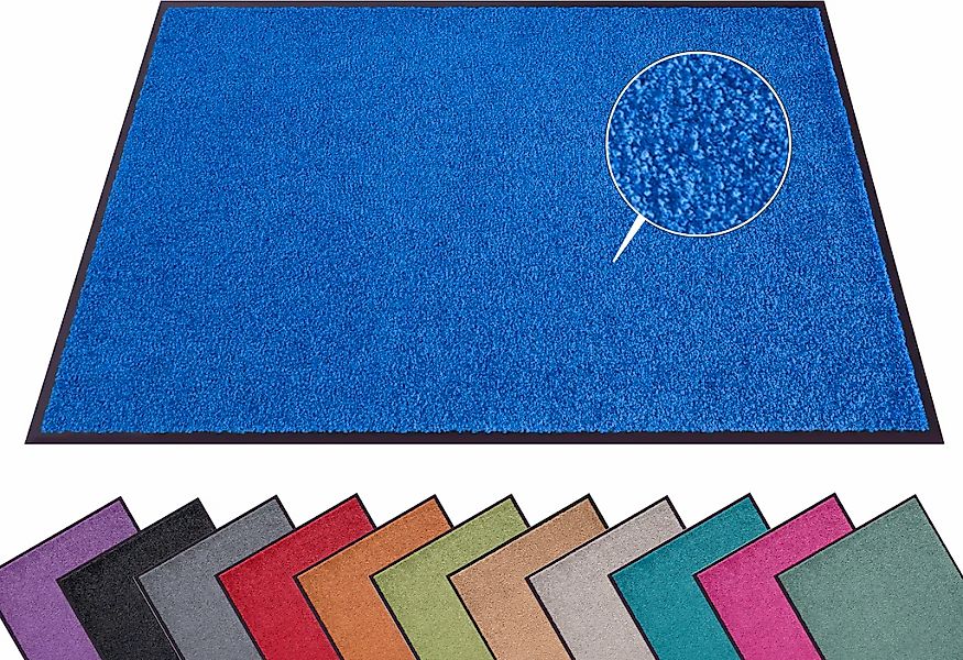 HANSE Home Fußmatte "Wash & Clean" rechteckig 7 mm Höhe Schmutzfangmatte, T günstig online kaufen