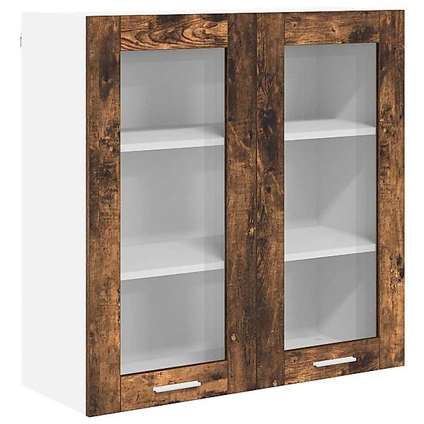vidaXL Hängeschrank mit Tür Riga Geräucherte Eiche 80 x 31 x 80 cm 884326 günstig online kaufen