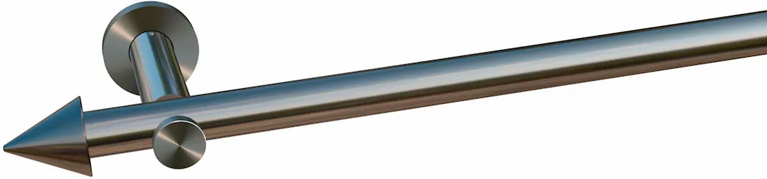 indeko Gardinenstange "Calais" Ø 20 mm 1 läufig-läufig Wunschmaßlänge Kompl günstig online kaufen