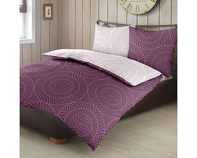 TRAUMSCHLAF Bettwäsche Kreise, Biber, 3 teilig, Biberbettwäsche weich und k günstig online kaufen