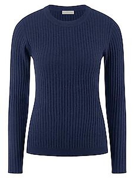 Rundhals-Pullover include blau günstig online kaufen