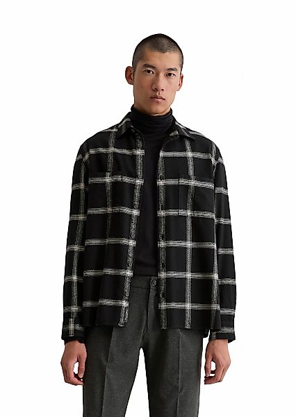 Marc OPolo Langarmhemd "aus weichem Bio-Baumwoll-Twill" günstig online kaufen