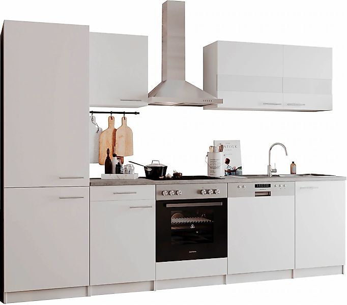 RESPEKTA Küchenzeile "Malia" Breite 280 cm, mit Soft-Close, in exklusiver K günstig online kaufen